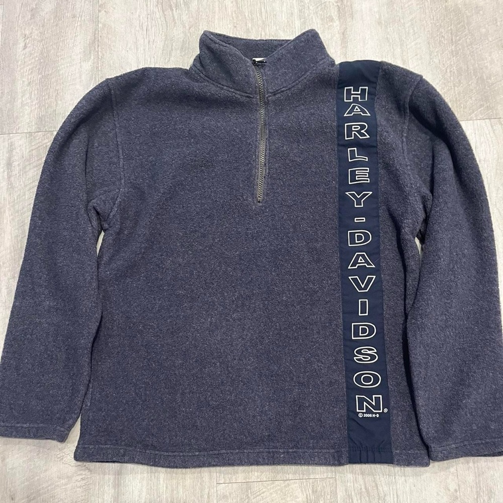 harley davidson fleece sweatshirt size small